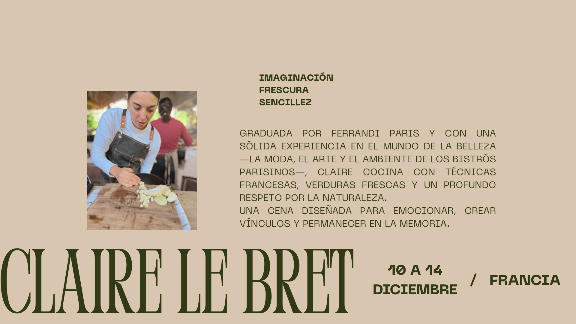 Residencia culinaria-Claire