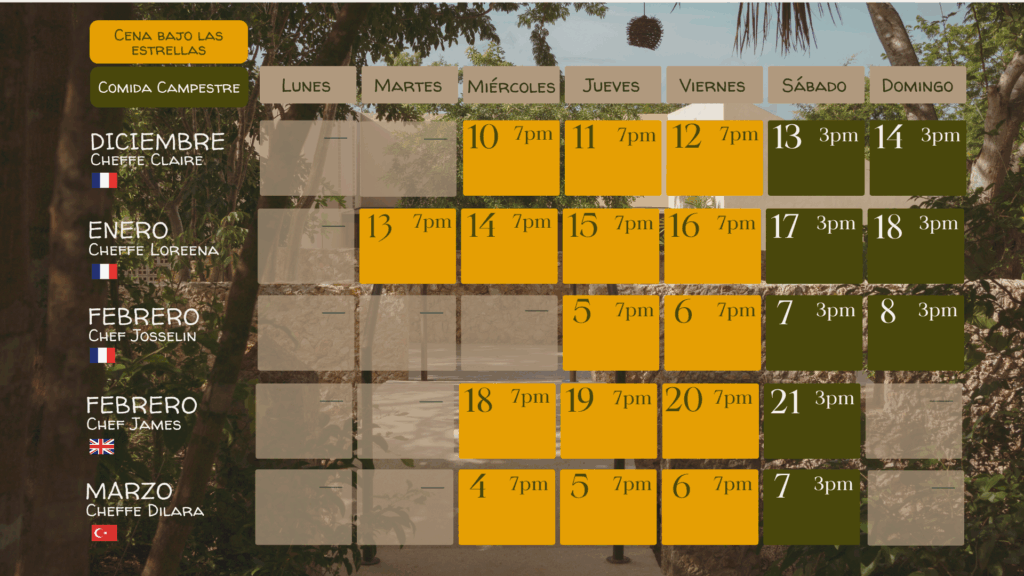 eventos culinarios-calendario