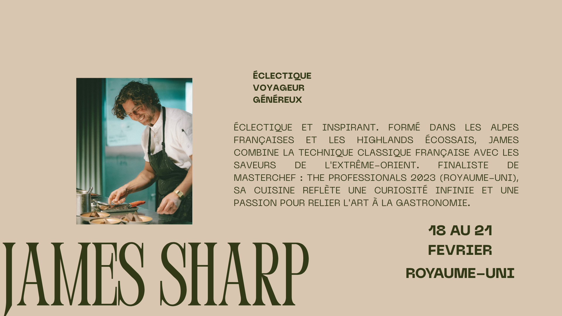 Résidence culinaire-James